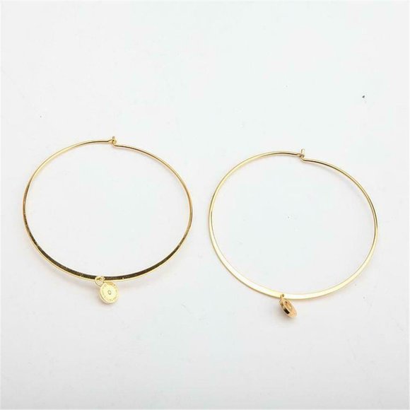 Michael Kors Whisper Pave Charm Silver Earrings - Picture 2 of 9